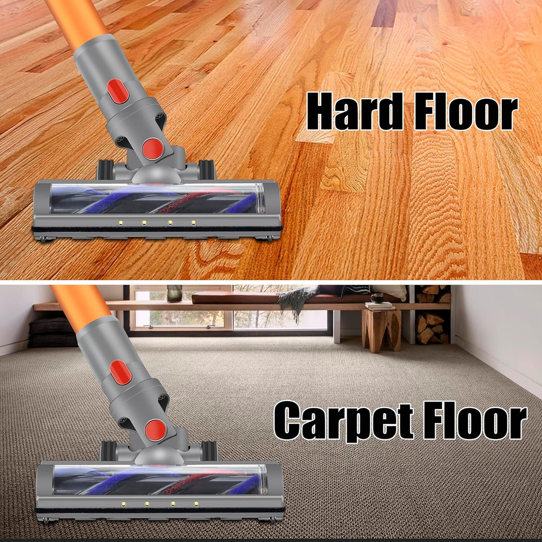 Italdos Turbinendüse Elektrische Bürste kompatibel für Dyson V7 V8 V10 V11 V15 mit Motorisierte Walz