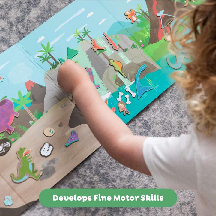 Tiger Tribe - Magna Carry/Dino World pädagogische Hilfe für magnetische Buchstaben und Wörter, Mehrf