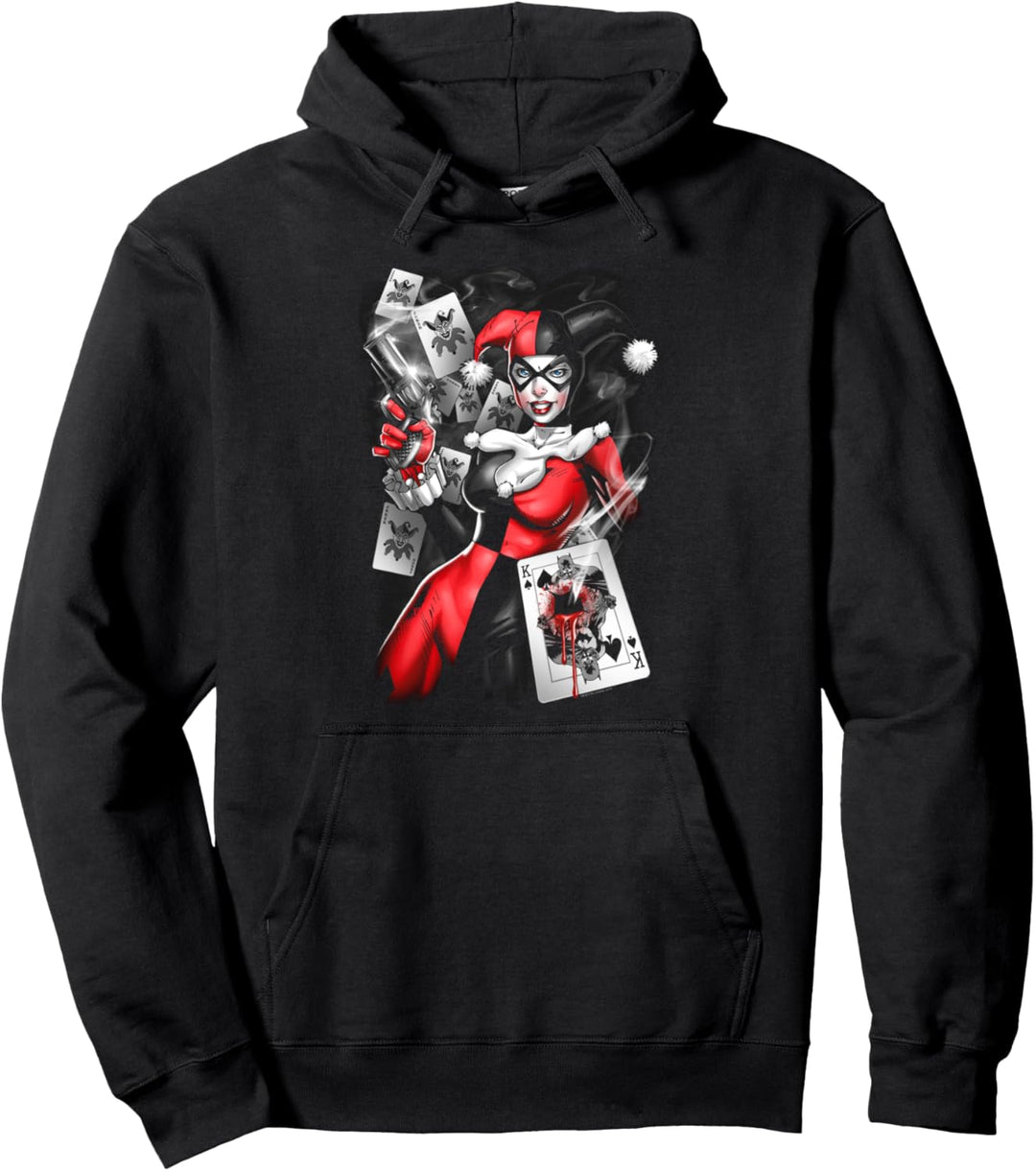 Harley Quinn Smoking Gun Pullover Hoodie