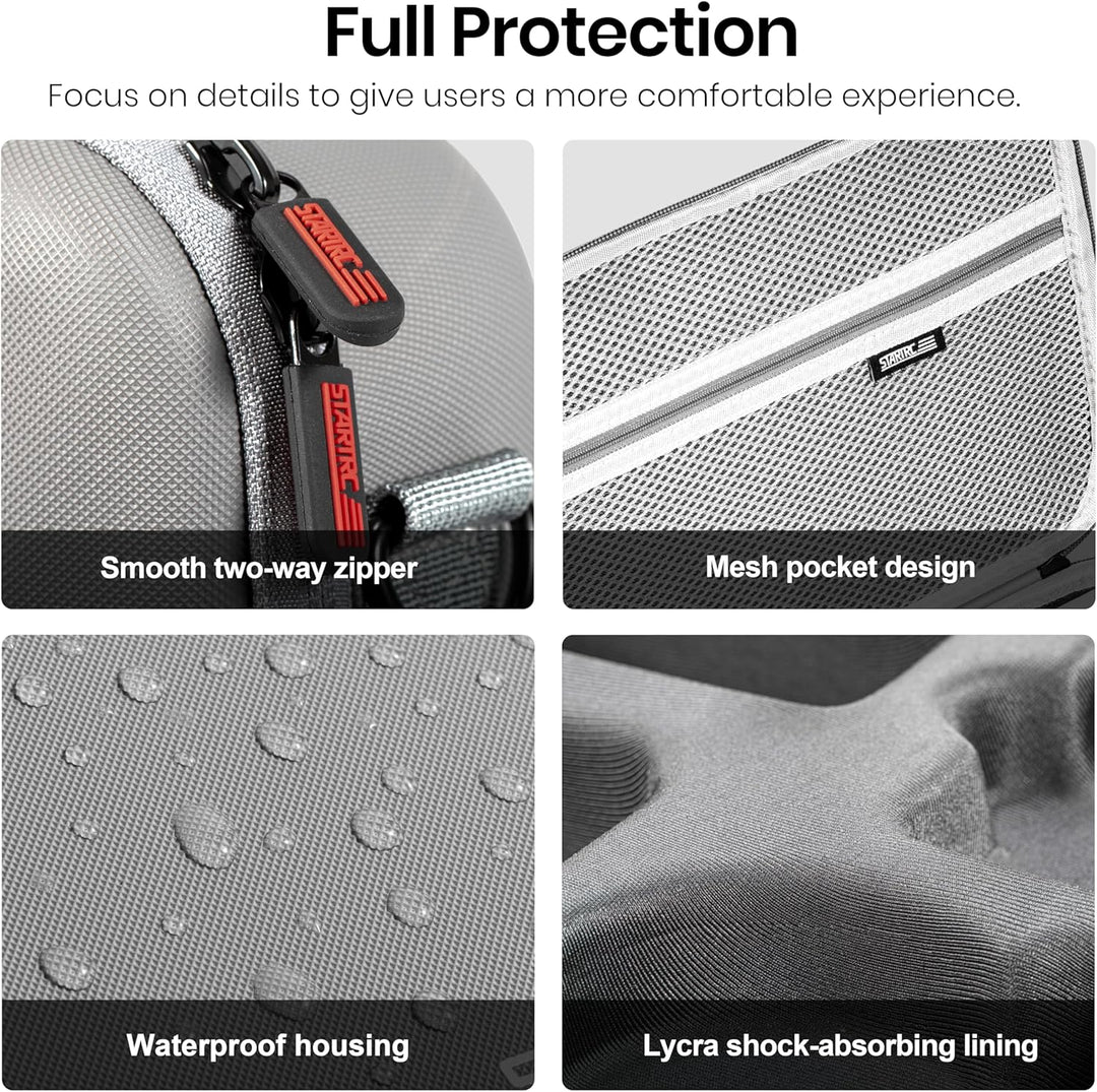 STARTRC Neo 2 Tasche,Tragbar PU Case für DJI Neo 2 Fly More Combo Zubehör, Tragetasche für DJI Neo 2