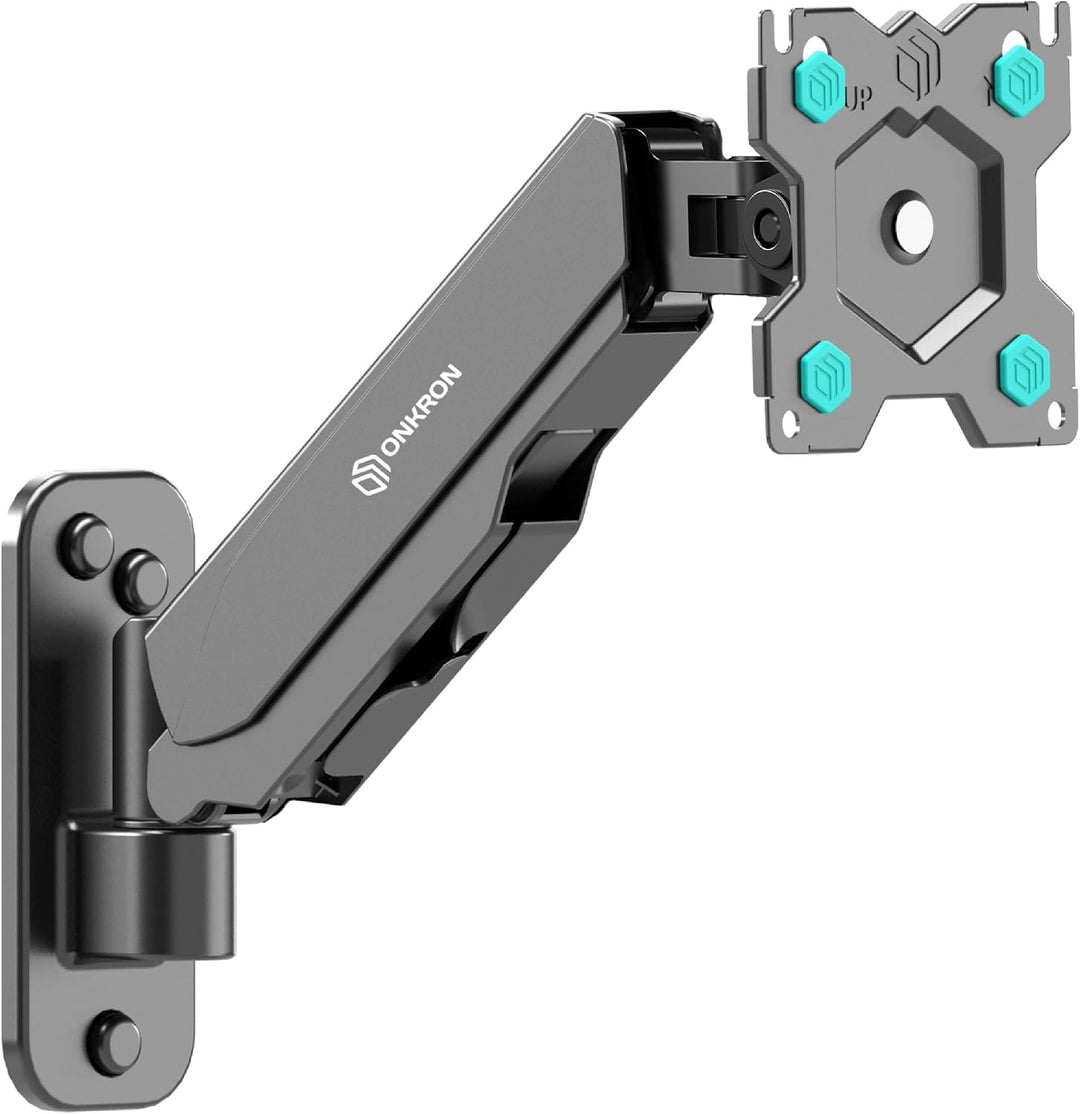 ONKRON Monitor Wandhalterung/TV Halterung für 13-34'' Flach & Curved Bildschirme max VESA Wandhalter