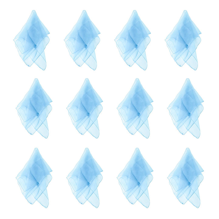 Larcele 12 Pcs Square Dance Jonglieren Schals für Kinder Mädchen Party Aktivitäten Zubehör Dekoratio