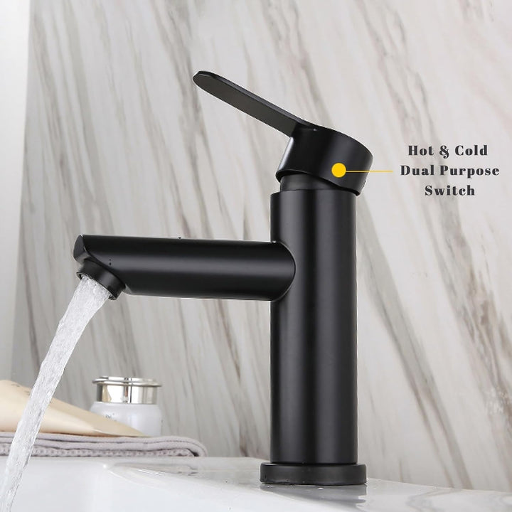 Wasserhahn Bad Waschtischarmatur Schwarz Badarmatur Waschbecken Armaturen Matt Waschtischarmatur Set