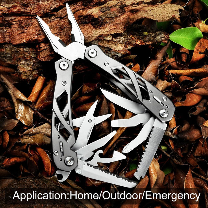 SQT Multifunktionszange Multi-Tool Multifunktion mit Zange, Magnetische Schraubendreher &amp; Nylonetui