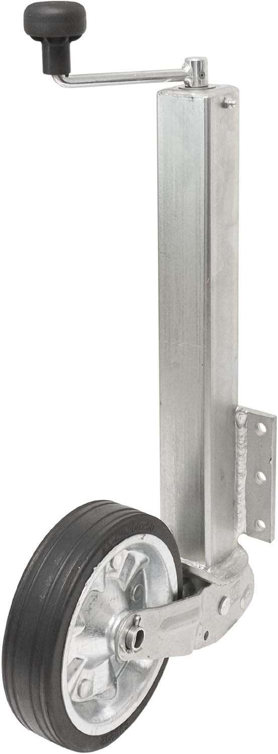 The Drive | Anhänger Stützrad 500KG | vollautomatik | 60x60mm Vierkant-Rohr mit 6-Loch Anbauflansch