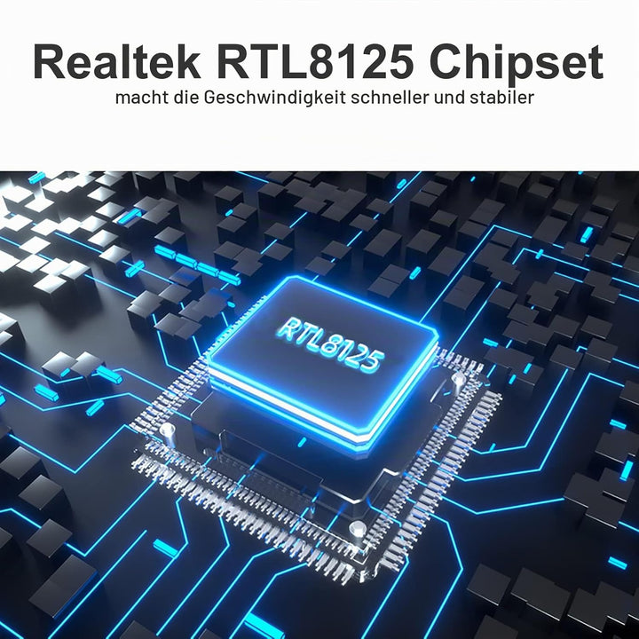 10Gtek M.2 A+E Key 2.5G Gigabit Ethernet Network Card, 18-cm Cable Length 2.5G(M.2 A+E Key) 1-RJ45,