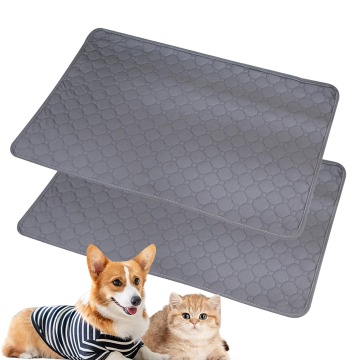 2 Stück Pipipads Meerschweinchen, 70*50 cm Welpenunterlagen Waschbar Hundetrainingspads Wiederverwen