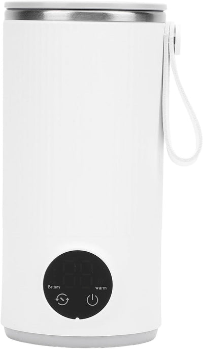 Reise-Wasserkocher, Kabellos, 6000 MAh, Wiederaufladbar, Tragbar, Camping-Wasserkocher, 400 Ml, Edel