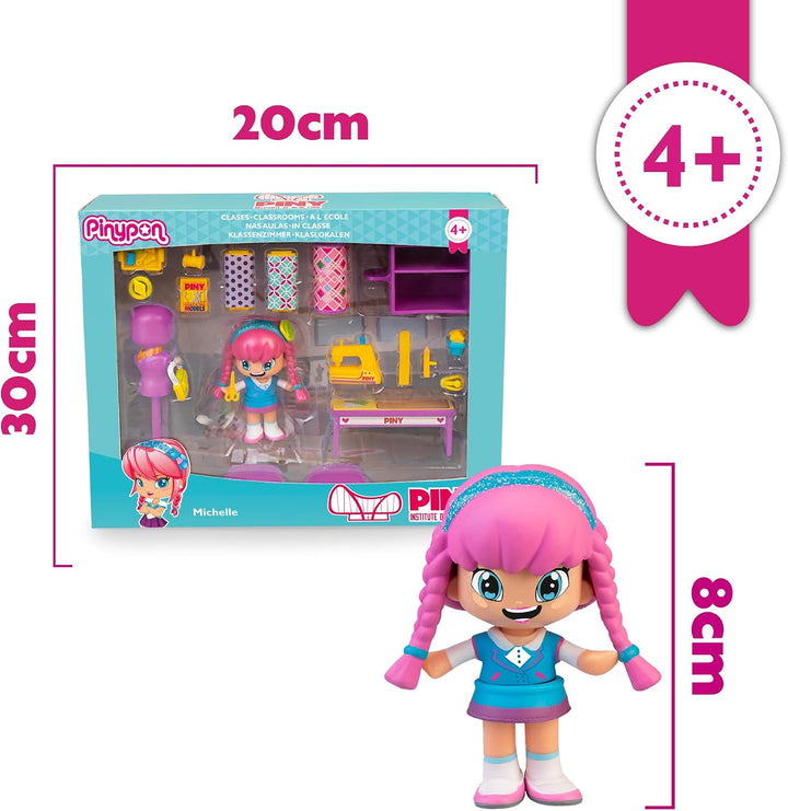 Pinypon - by PINY, Fashion-Klasse, Playset Szenario Modedesign und Accessoires wie die Serie PINY In