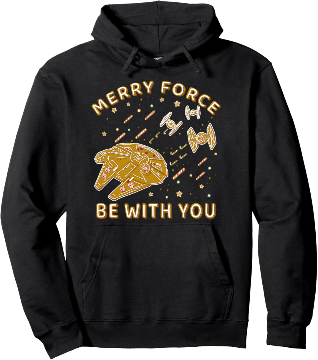 Star Wars Christmas Merry Force Be With You Cookies Pullover Hoodie
