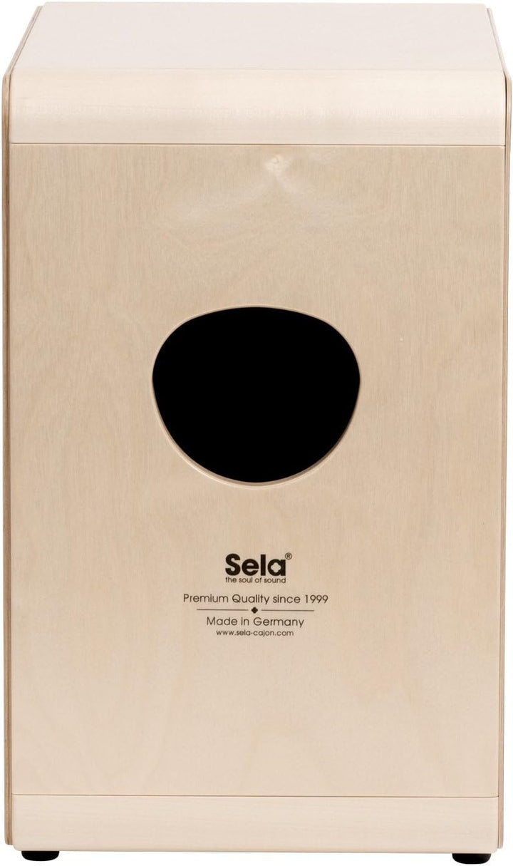 Sela SE 099 Bass Cajon, 15 mm Birkenkorpus, 2 Spielflächen, Sela Snare System, Made in Germany, Natu