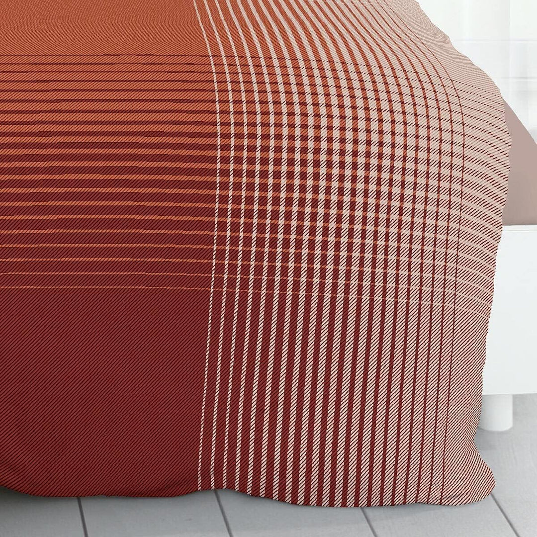 Kaeppel Mako-Satin Bettwäsche Master Terra, 1 Bettbezug 155 x 220 cm + 1 Kissenbezug 80 x 80 cm Terr