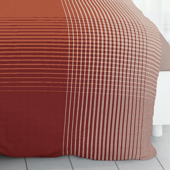 Kaeppel Mako-Satin Bettwäsche Master Terra, 1 Bettbezug 155 x 220 cm + 1 Kissenbezug 80 x 80 cm Terr