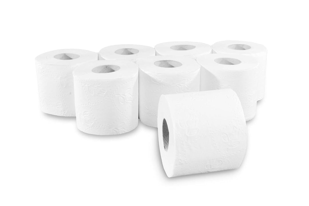 Semy Top Toilettenpapier 3 lagig 250 Blatt hochweiss, 7er Pack (7 x 8 Stück)