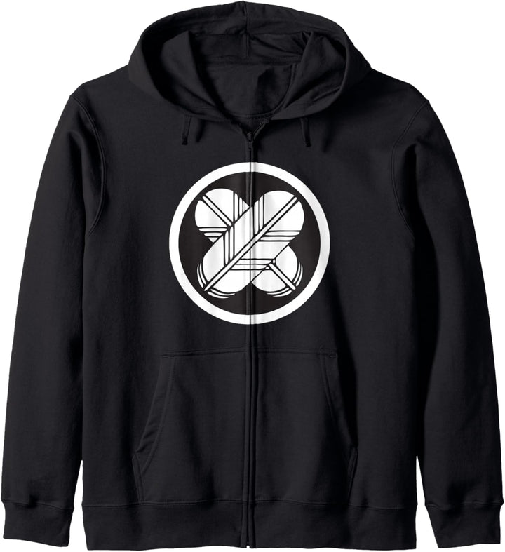 Takanoha no Mon Japanische Kamon Federn Kapuzenjacke
