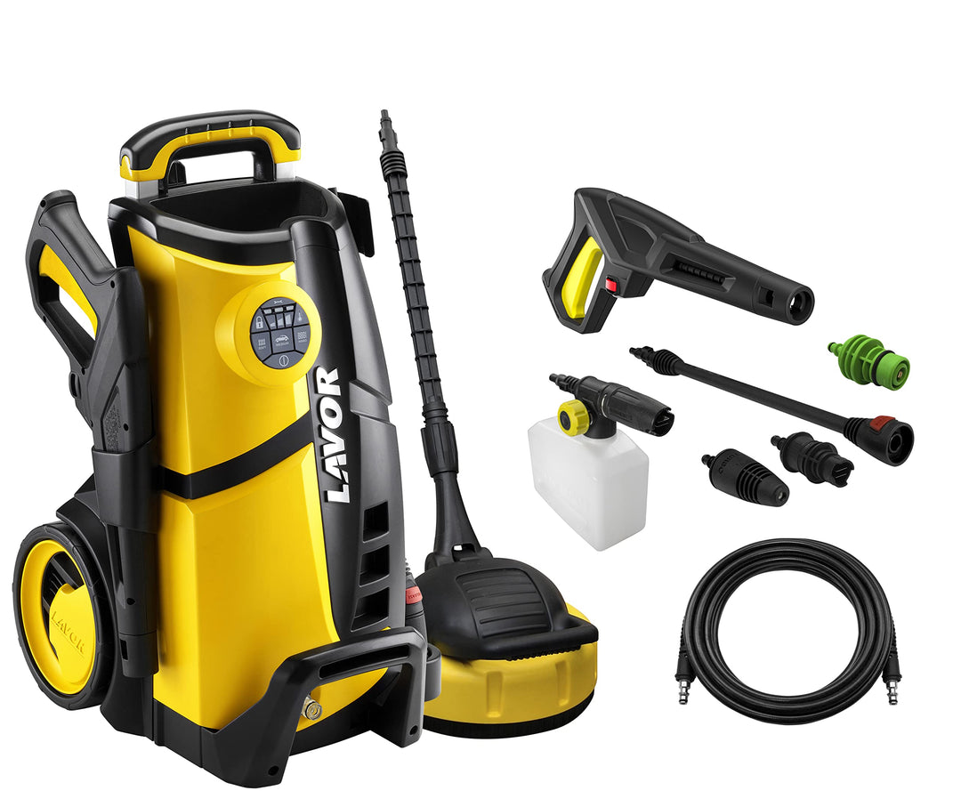 Lavor Hochdruckreiniger LVR4 150 Digit mit digitalem Kontrollsystem und Waschprogrammen WPS, 8 m Hoc