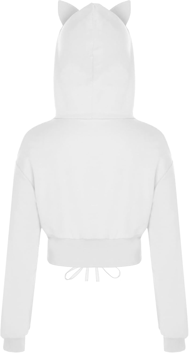 Alvivi Mädchen Sweatshirt Schmetterling Langarmshirt Crop Tops Bauchfrei Oberteile Kinder Hoodie Pul