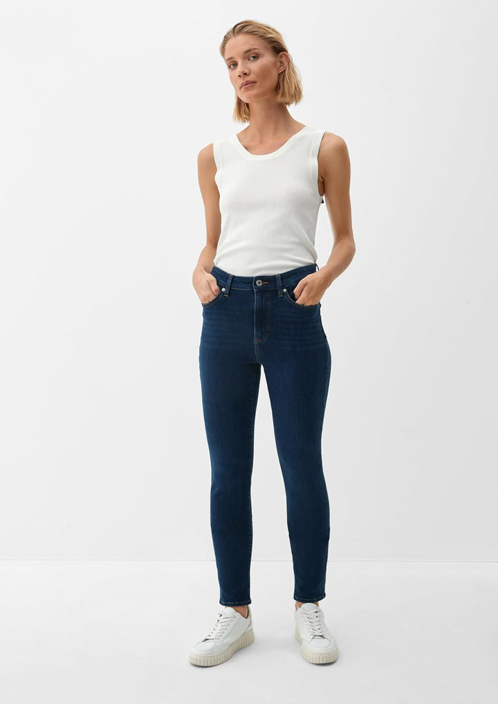 s.Oliver Ankle-Jeans Izabell/Skinny Fit/High Rise/Skinny Leg 34 59z6 Blau, 34 59z6 Blau