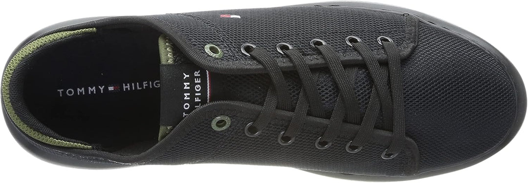 Tommy Hilfiger Herren Lightweight Textile Fm0fm04426 Cupsole Sneaker 40 EU Schwarz, 40 EU Schwarz