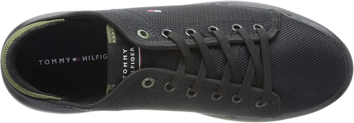 Tommy Hilfiger Herren Lightweight Textile Fm0fm04426 Cupsole Sneaker 40 EU Schwarz, 40 EU Schwarz