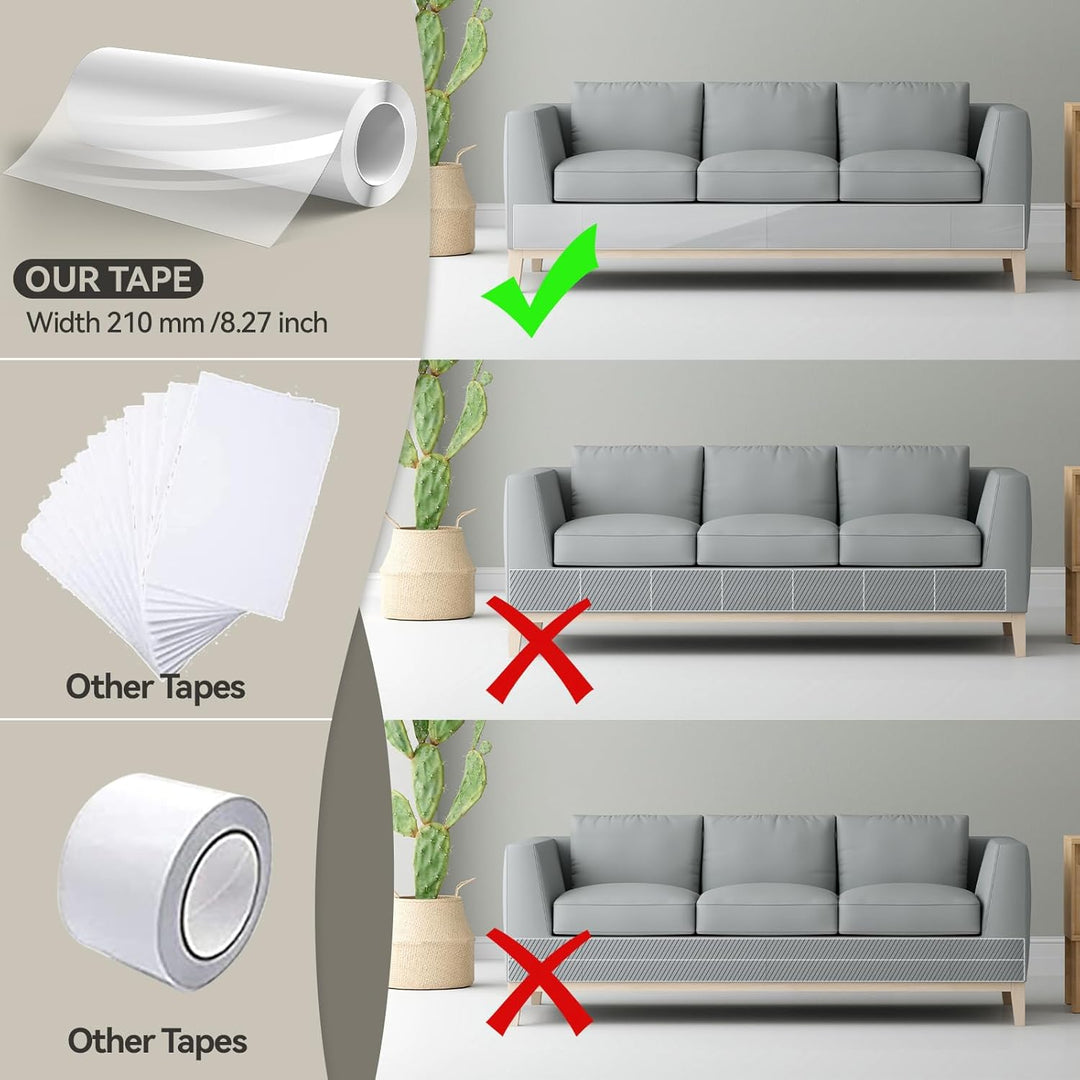 Kratzfolie Katzen Selbstklebend, Katzen Kratzschut z Sofa Transparent(30cm x 5m), Kratzschutz Wand,