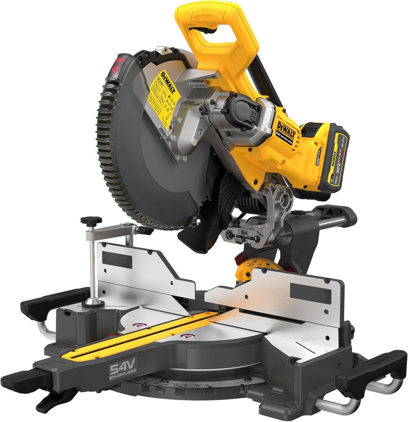 DeWALT Akku-Paneelsäge DCS781X2 Kappsäge, Gehrungssäge mit 305 mm Scheiben-Ø, hohe Schnittkapazität,