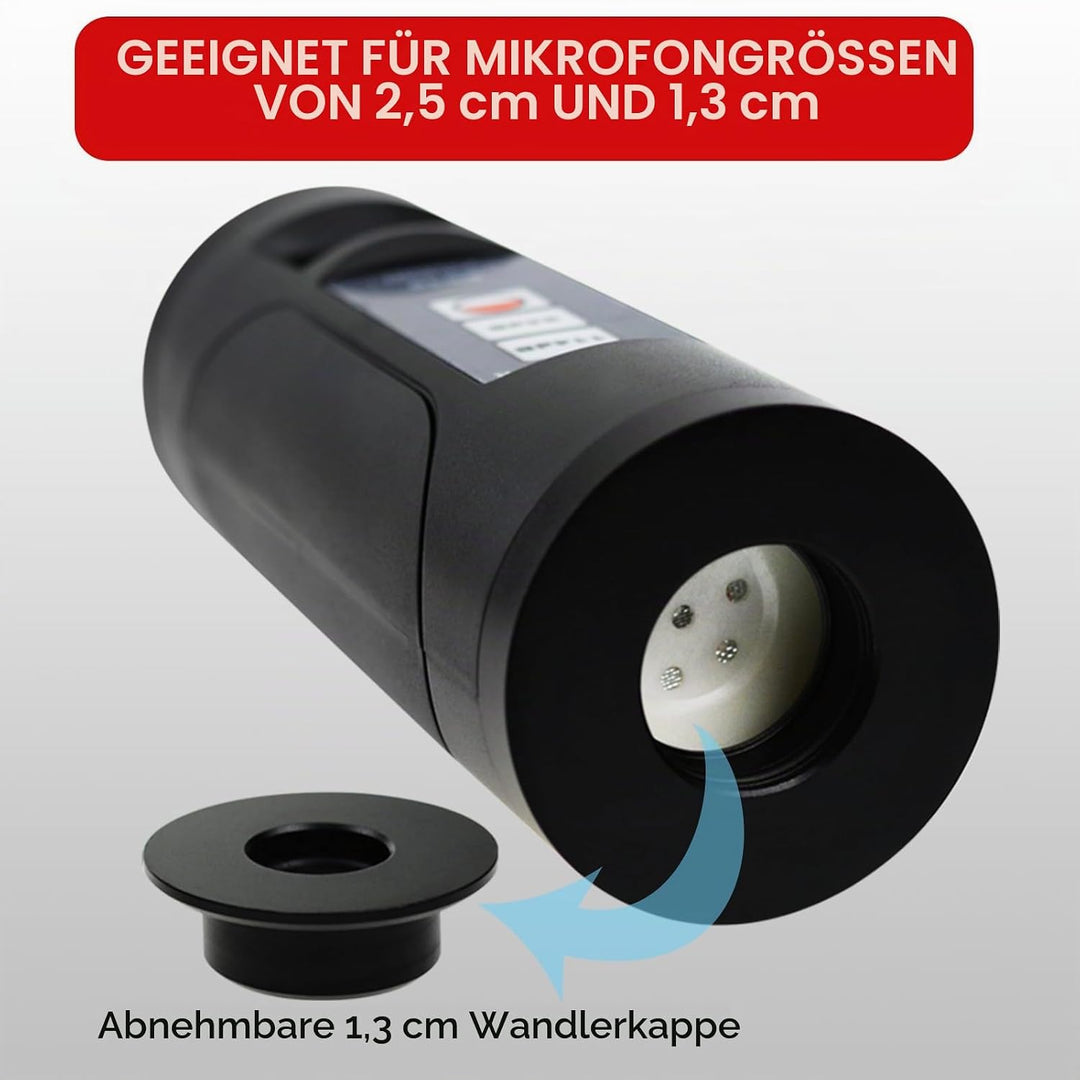 Digitaler Schallpegelmesser Kalibrator 94dB &amp; 114dB für 1/2 "und 1" Zoll Mikrofon, Professionelles N
