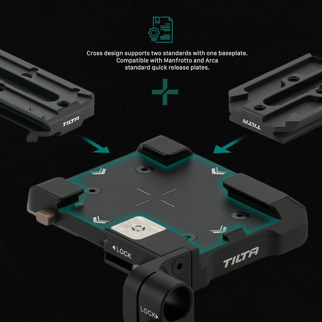 Tilta Camera Shoulder Rig Leichtes Schulter-Rig für DSLRs Videofilmherstellungs System-Kit, mit ARCA