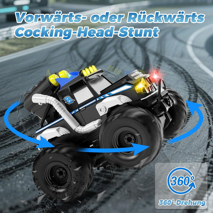 Dysaim Amphibienfahrzeug Ferngesteuertes Auto Offroad, Monstertruck Ferngesteuert, Kinder Spielzeug