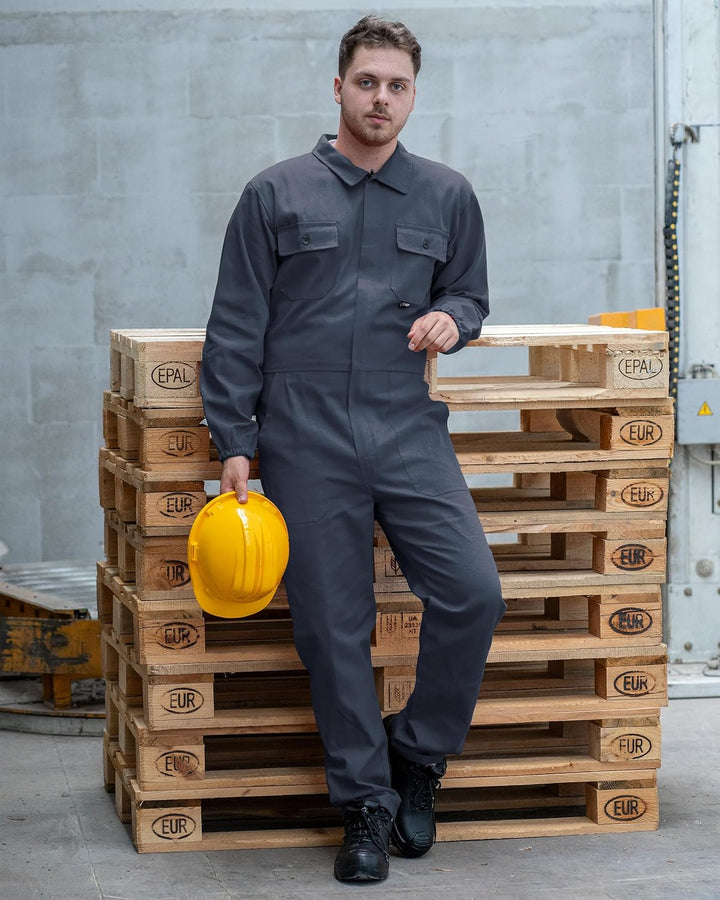 BWOLF ANAX Arbeitsoverall Herren Overall Herren Arbeitskleidung 100% Baumwolle Arbeitsoveralls mit 5