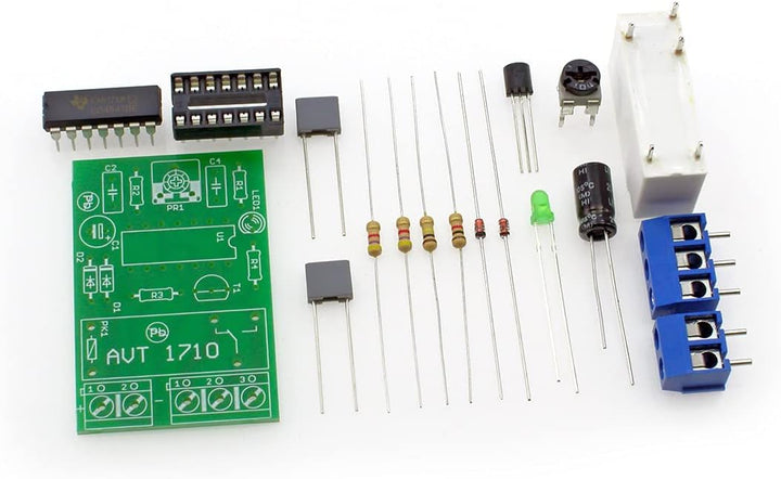 AVT1710 KIT DIY Verzögerungsschalter, Elektronisches DIY Kit, Lernpaket, Elektronik-Bastelkit, Kit z