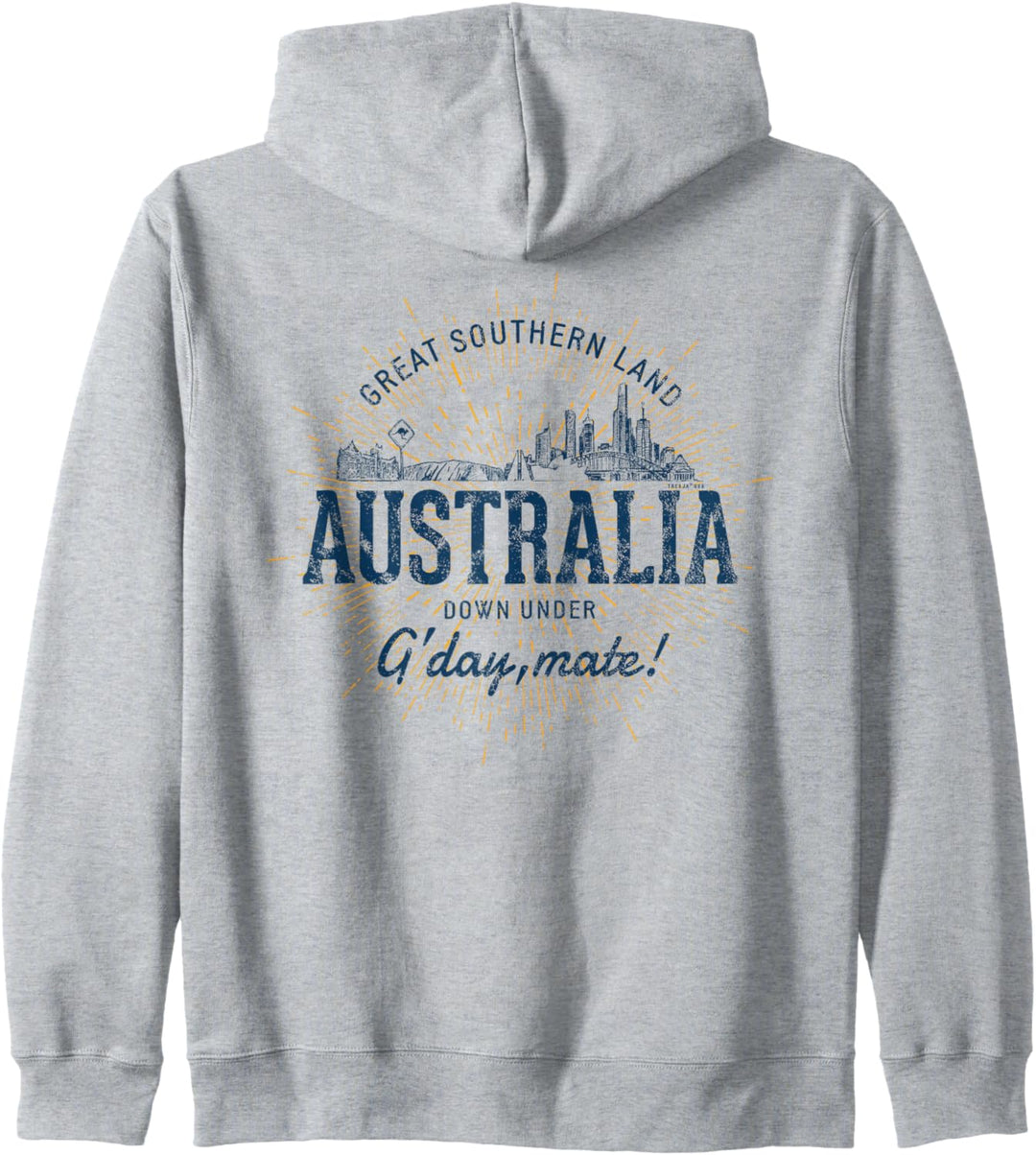 Australia Retro-Stil Vintage Australien Kapuzenjacke