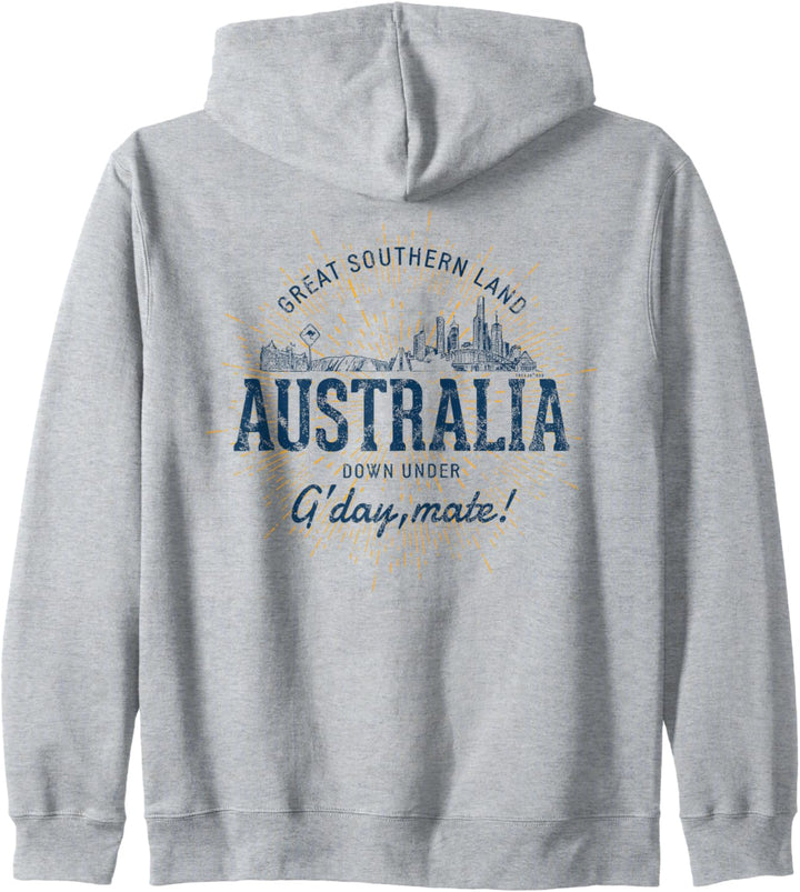 Australia Retro-Stil Vintage Australien Kapuzenjacke