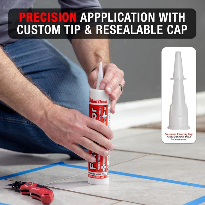 Fix-A-Floor Reparaturkleber für lose und hohle Fliesen, extra stark, 300 ml-Tube