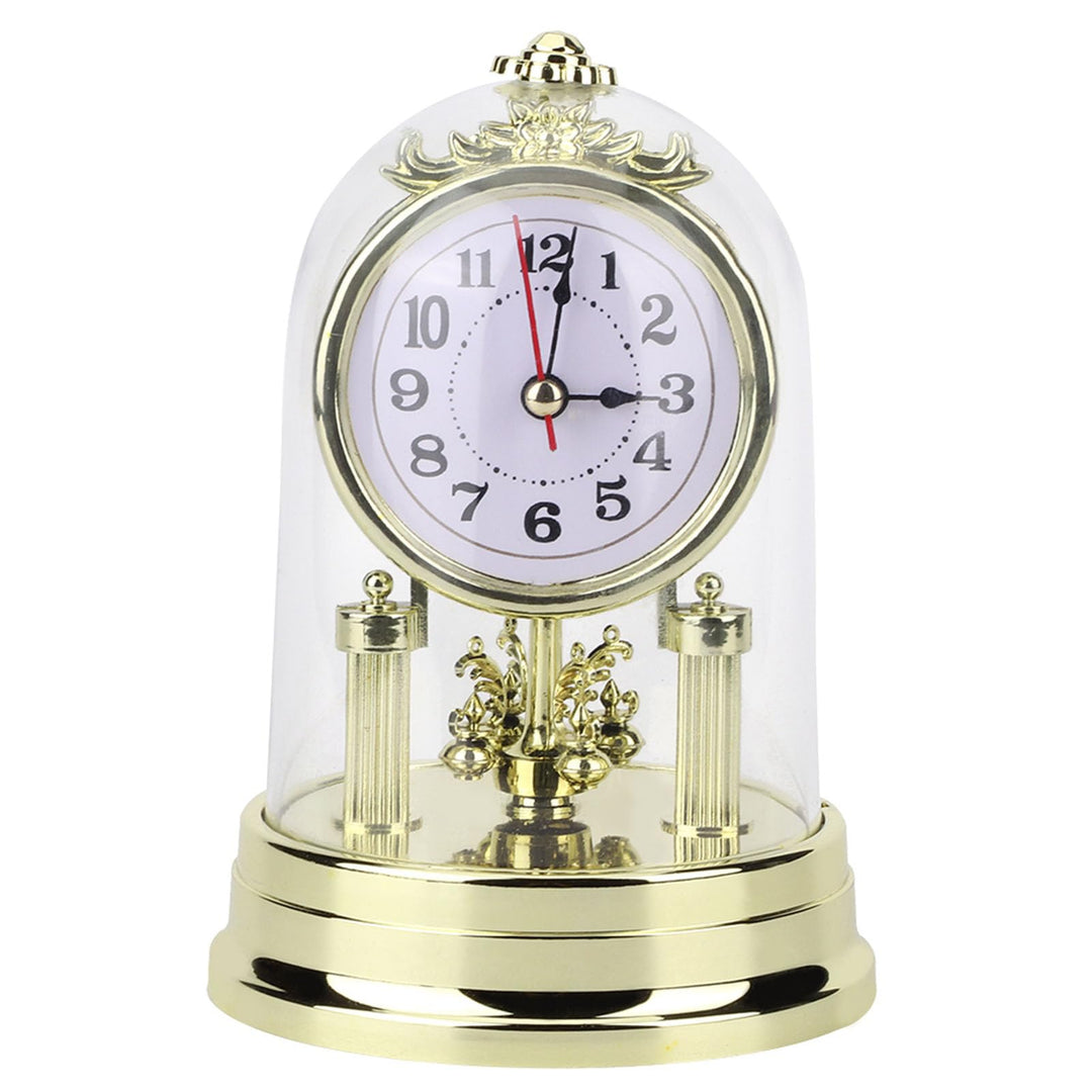 Vintage-Uhr, Kaminuhr, Tischuhren für Wohnzimmer, Leise Schreibtischuhr, Antike Uhr Im Europäischen