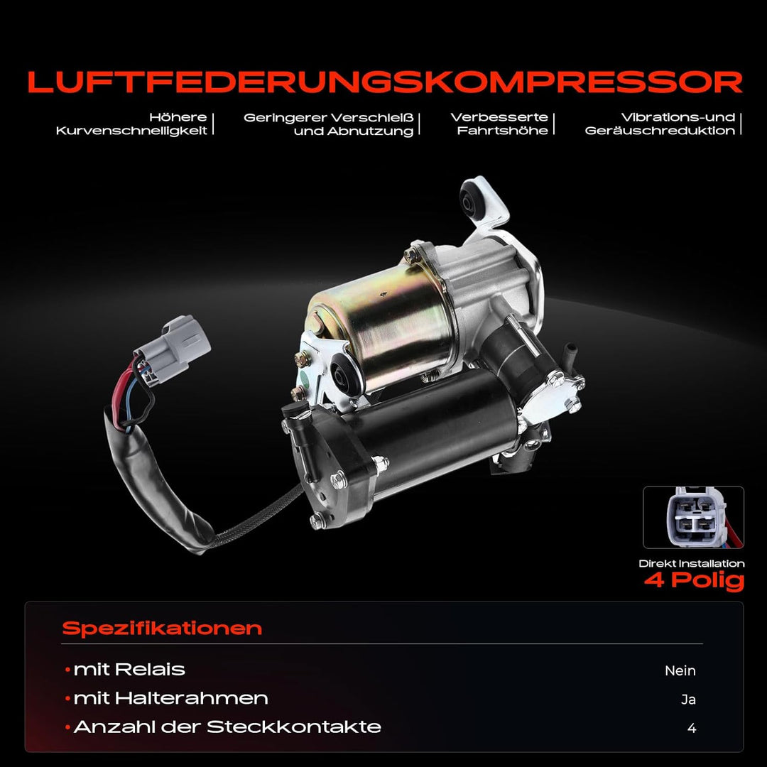 Frankberg Abdeckung Kompressor Luftkompressor Kompatibel mit GX J12 4 Runner N21 Land Cruiser 90 J9