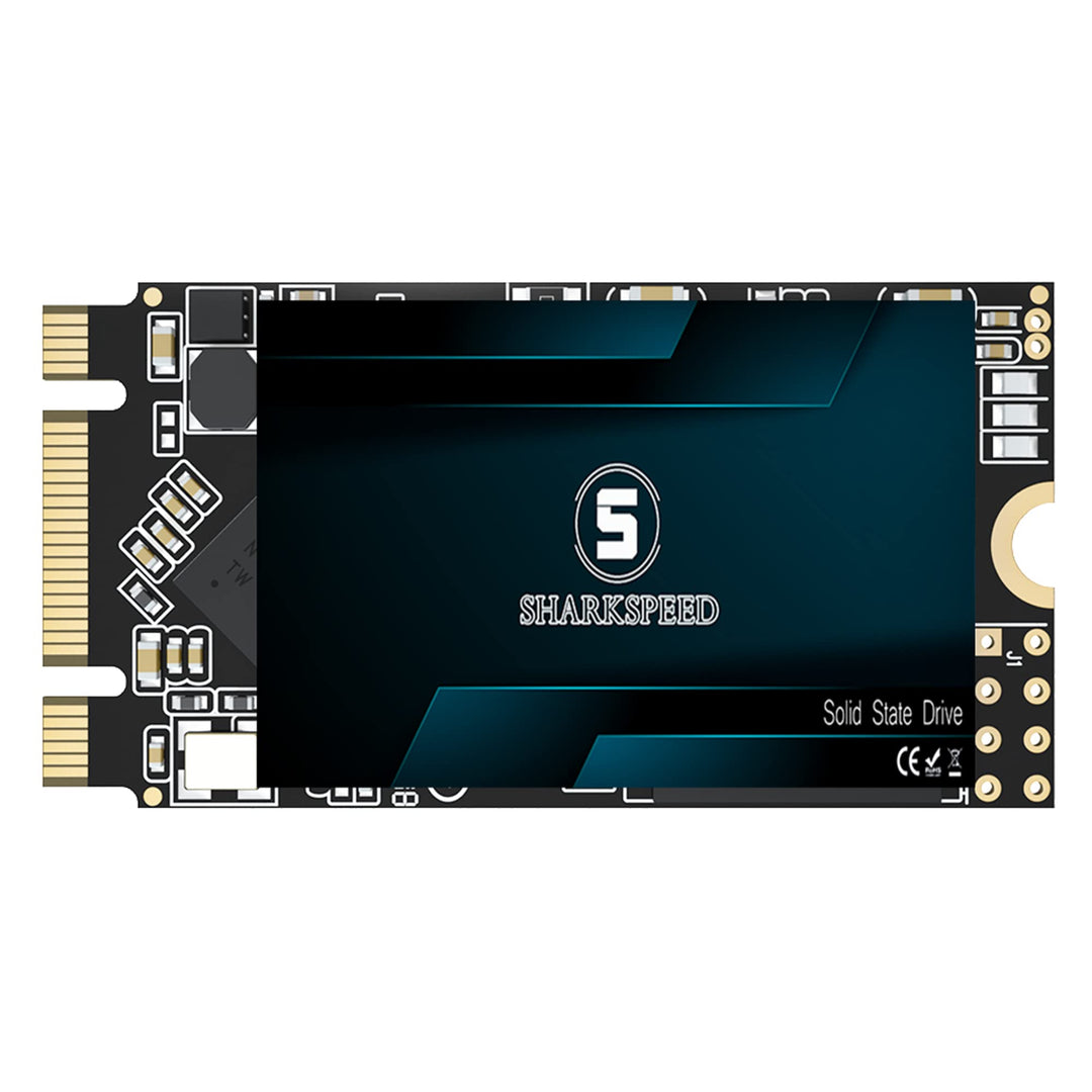 SSD 512GB M.2 2242 42mm SATA3 Festplatte Intern Solid State Drive für Laptops und Desktops 512GB M.2