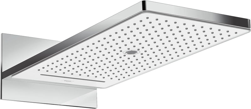 hansgrohe Rainmaker Select 580 Duschkopf, Kopfbrause mit 3 Strahlarten, Weiss/Chrom Weiss/Chrom 3 St