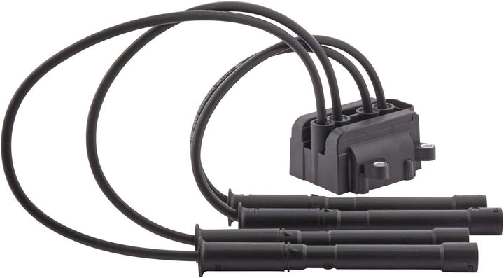 HELLA 5DA 193 175-821 Zündspule - 12V - 4-polig - Blockzündspule/inkl. Zündspulenleitung - geschraub