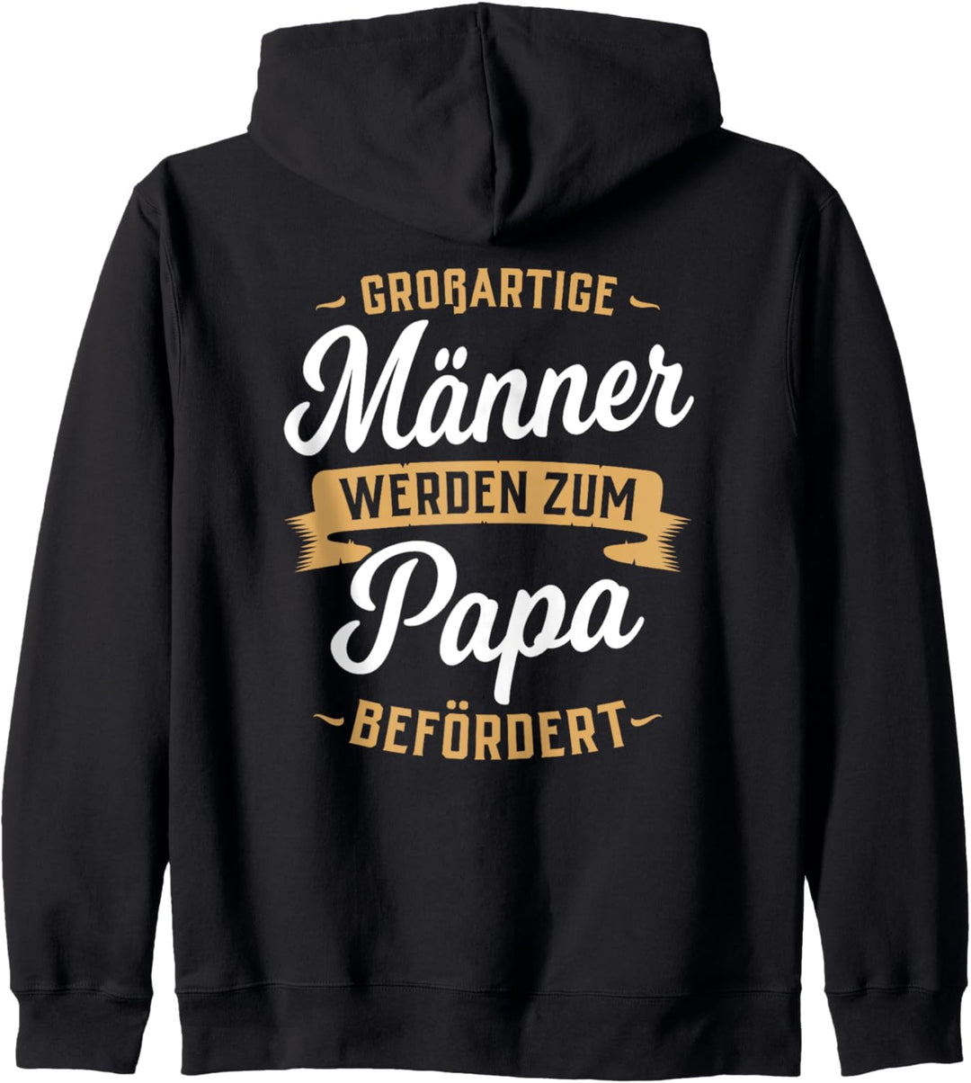 Grossartige Männer werden zum Papa befördert - Geschenk Fun Kapuzenjacke