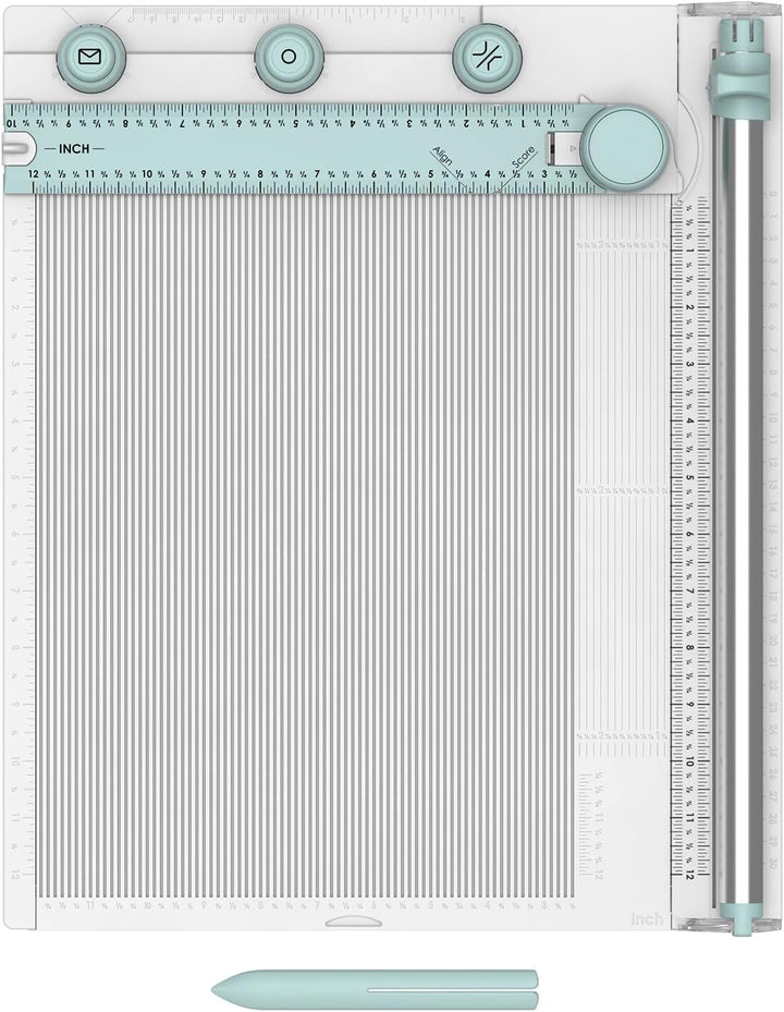 Sizzix Scoring Board & Trimmer (30 cm x 30 cm) | Werkzeug zum Erstellen von Umschlägen, 3D-Boxen, Zu