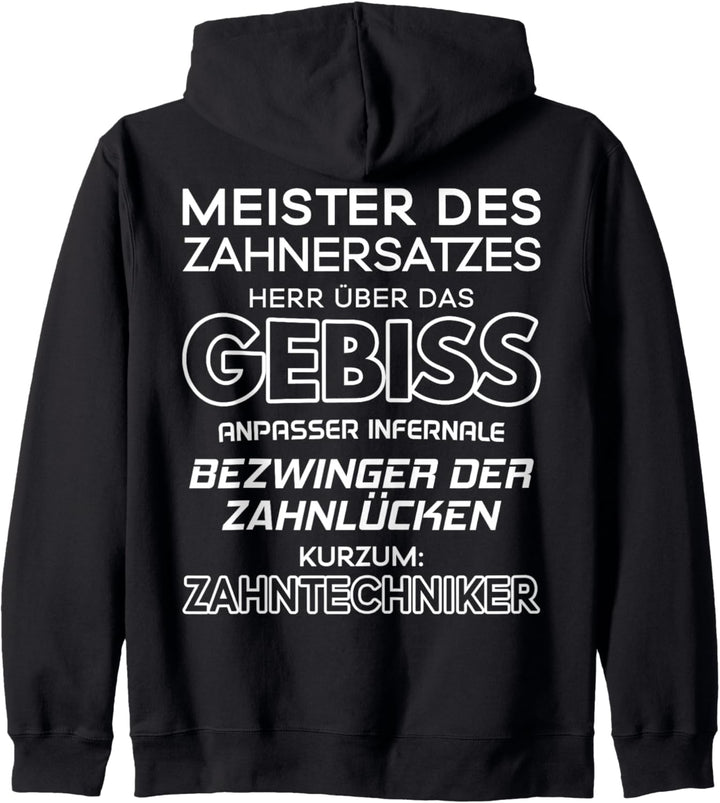 Bezwinger Der Zahnlücken Zahntechniker Kapuzenjacke