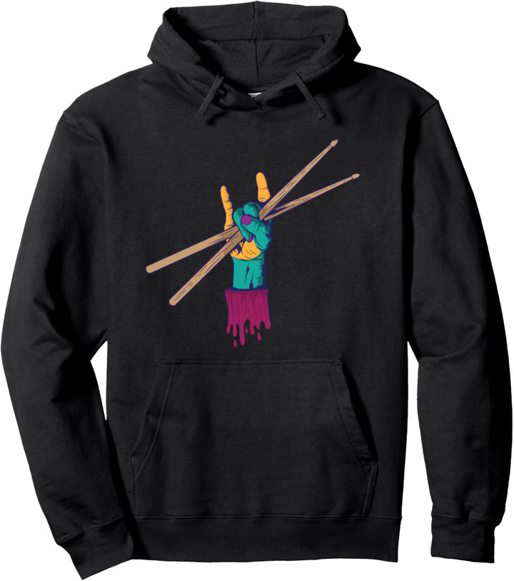 Musik Drumsticks Drummer Beat Pullover Hoodie