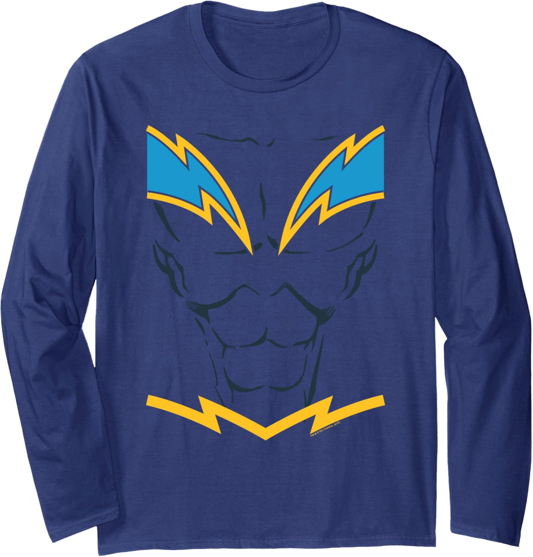 Justice League Black Lightning Uniform Langarmshirt