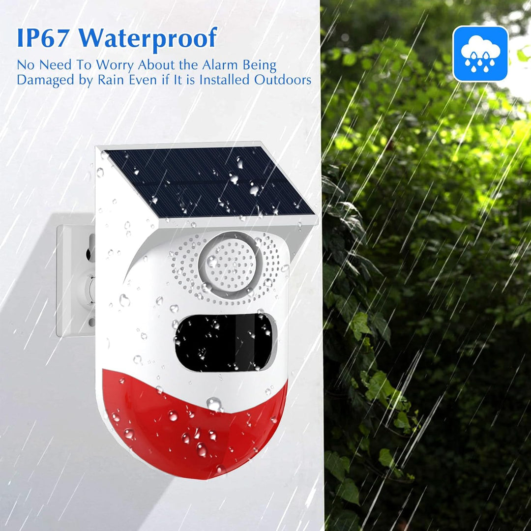 Yasorn Smart Bewegungsmelder Alarm, Bewegungssensor mit Fernbedienung, 120 dB Infrarot Sensor Reichw