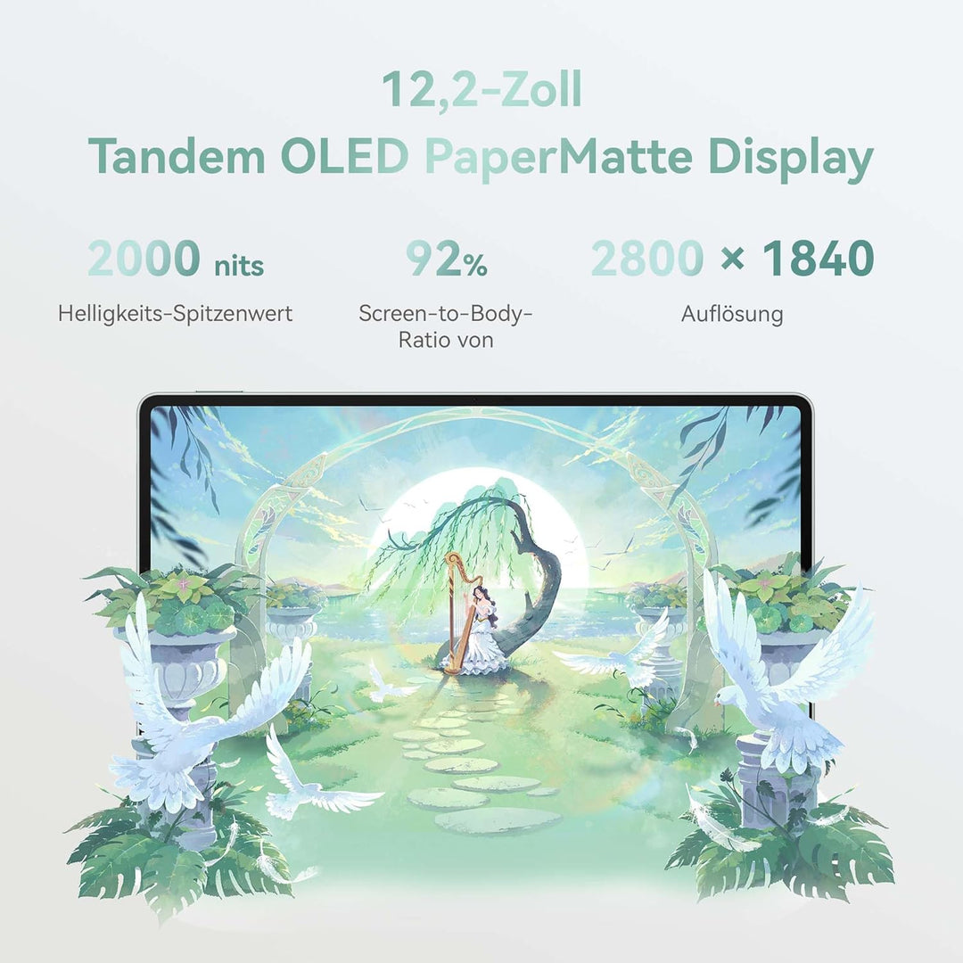 HUAWEI MatePad Pro 12.2-Zoll 2025 Tablet, 12+512G, Tandem OLED PaperMatte Display, Universelle Produ