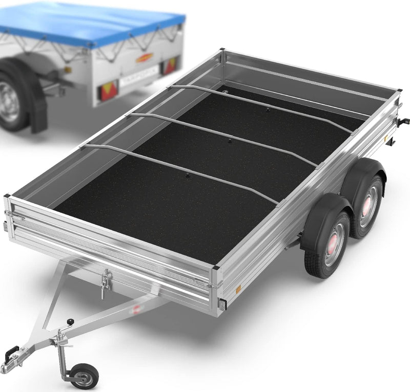 Tarpofix® Anhänger Planenbügel Flachplanenbügel (1-4er Set) - Universell anpassbare Anhängerplanen H
