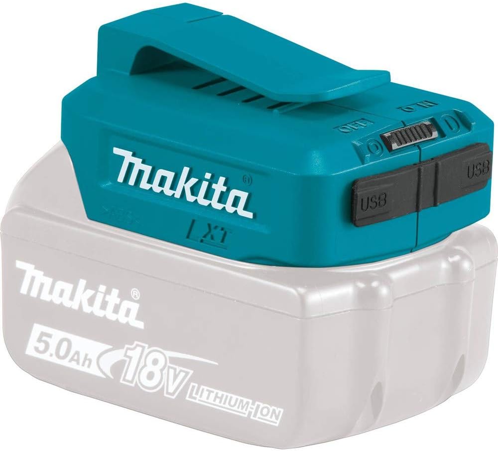 Makita Akku-USB Adapter, DEAADP05 Blaugrün/Ein Hauch von Paradies (Trace of Paradise), Blaugrün/Ein