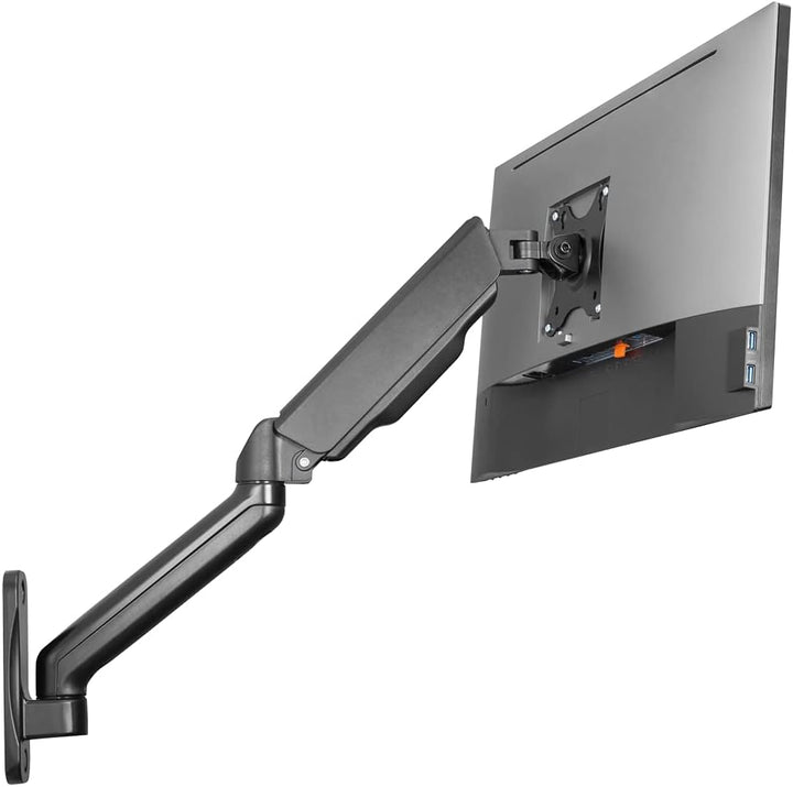 LogiLink BP0145 - Monitorwandhalterung, 17–32", Gasdruckfeder, 90–540 mm, Schwarz