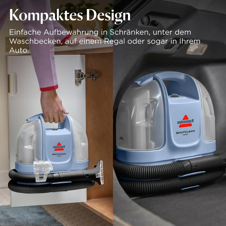 BISSELL SpotClean Mini Polsterreiniger Gerät mit Kabel, Tragbarer Teppichreiniger, Ideal für schnell